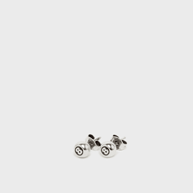 TwoJeys 8 Ball Earrings zilver
