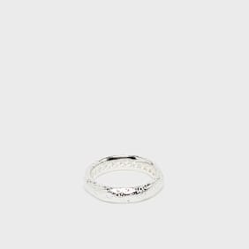 TwoJeys Organic Ring Medium zilver