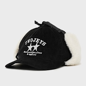 TwoJeys Heavy Silver Black Earflap schwarz