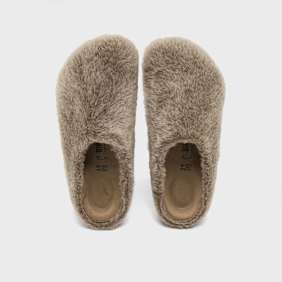 Birkenstock Amsterdam Wrapped Shearling beige
