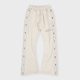 HELLSTAR Mirrorface Tattoo Logo Sweatpants beige