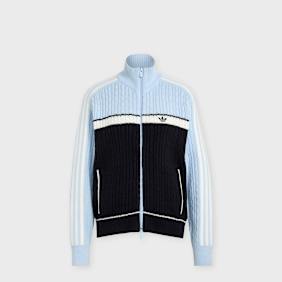adidas Originals Knitted Archive Track Top Blau