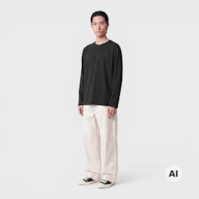 DSM Kei Ninomiya Unisex Football Back Print Longsleeve Tee Knit black UndefinedColor