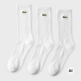 Lacoste Crew Socken wit