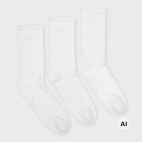 Lacoste Crew Socken wit
