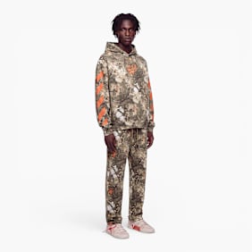 L/AB c/o Off-White Camo Printed Diag Hoodie camouflage