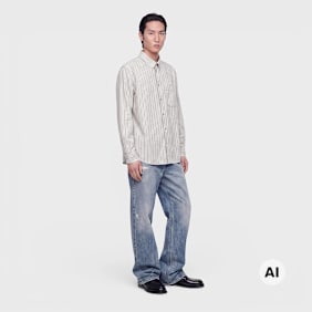 Wood Wood Adam Shirt grijs
