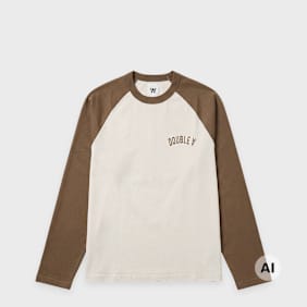 Wood Wood Diego LS Tee beige