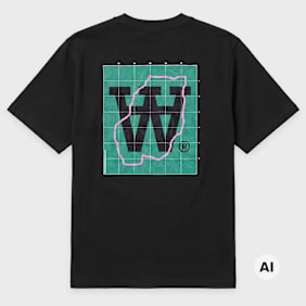 Wood Wood Liam Map Tee black UndefinedColor