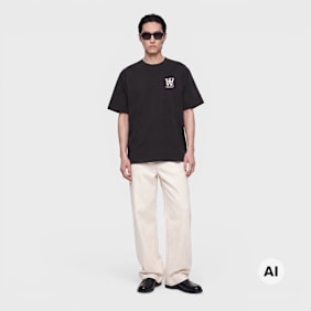 Wood Wood Liam Map Tee black UndefinedColor