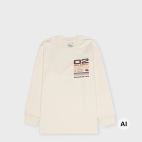 solebox Racing Longsleeve Typo Beige