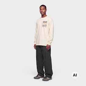 solebox Racing Longsleeve Typo Beige