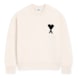 AMI PARIS Felted Crew ADC beige 88897 1