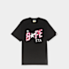 A Bathing Ape ABC Camo Bape Sta Logo Tee M black 92482 1