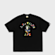 A Bathing Ape Multi Logo College Relaxed Fit Tee Undefined Color 99508 1