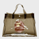 A Bathing Ape Ape Head Clear Bag brown 99528 1