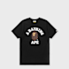 A Bathing Ape College Tee white schwarz 104934 1