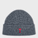 AMI PARIS Beanie Red Ami De Coeur Logo grey 106028 1