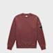 C. P. Company Brushed And Emerized Diagonal Fleece Crewneck red 106832 1
