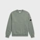 C. P. Company Brushed And Emerized Diagonal Fleece Crewneck green 106835 1