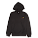 Carhartt WIP Hooded American Script Sweatshirt zwart 55777 1