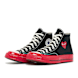 Comme des Garcons Play Red Sole Chuck Taylor 70 Hi Top zwart 74125 1