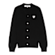 Comme des Garcons Play Knit Cardigan schwarz 77068 1