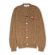 Comme des Garcons Play Knit Cardigan bruin 83642 1