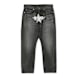 A Bathing Ape Fake Print Sta Loose Fit Denim Pants grau 86246 1