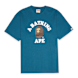 A Bathing Ape College Tee blue 92406 1