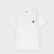 Comme des Garcons Play T-Shirt Red Emblem Mesh Black Heart weiß 96051 1