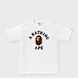 A Bathing Ape College Tee M weiß 99487 1