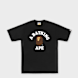 A Bathing Ape College Tee M schwarz 99488 1