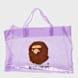 A Bathing Ape Ape Head Clear Bag roze 99531 1