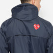 Comme des Garcons Play K-Way Jacket Full Zip blau 71588 7