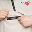 Comme des Garcons Play K-Way Jacket Half Zip beige 71594 7