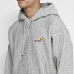 Carhartt WIP Hooded American Script Sweatshirt grijs 71621 5