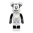 Medicom Bearbrick Hat und Poncho Mickey Mouse 1000% grau 79899 1