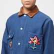 Sky High Farm Embroidered Workwear Denim Chore Coat Woven blauw 82588 5