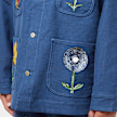 Sky High Farm Embroidered Workwear Denim Chore Coat Woven blau 82588 7
