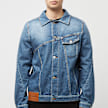 J. W. Anderson Twisted Denim Jacket blauw 84347 2