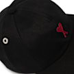 AMI PARIS Red ADC Embroidery Cap zwart 89003 4