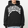 Pleasures Twitch Hoodie black 89618 2