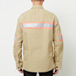 Junya Watanabe MAN PU Jacket burgundy beige 85176 4