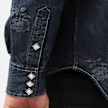Needles Western Denim Rose Shirt - 8oz blau 85502 6