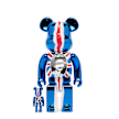 Medicom Bearbrick Sex Pistols"God Save The Queen" Chrome 100% & 400% multi-colour 91009 1