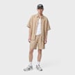 Acne Studios Regular Fit-Shorts aus Fleece Beige 85513 2