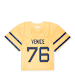 ERL Venice 76 Knit Football Top geel 85544 1