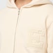 ERL Varsity Zip-Up Hoodie Knit cream beige 88409 5