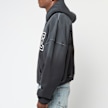 ERL Varsity Oversized Zip-Up Hoodie Knit grey 90713 3